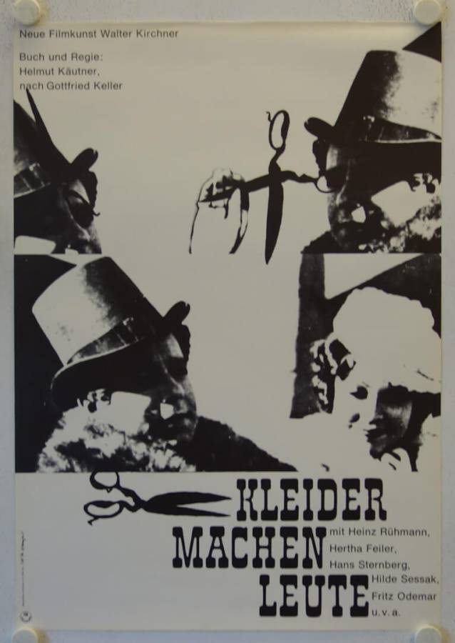Kleider machen Leute originales deutsches Filmplakat (R60s)